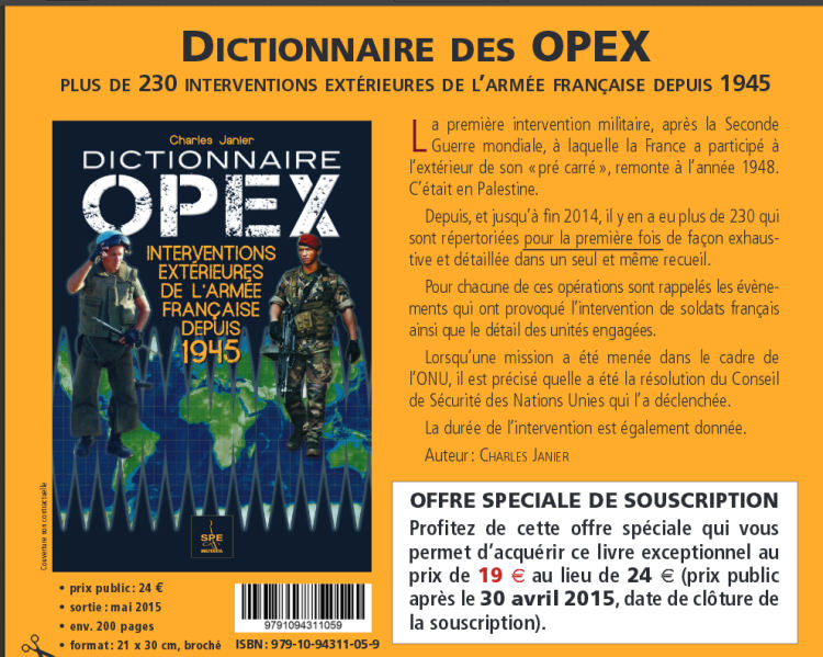 dictionnaire opex charles JANIER